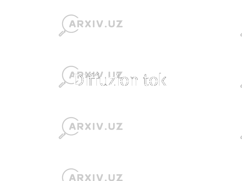 Diffuzion tok 