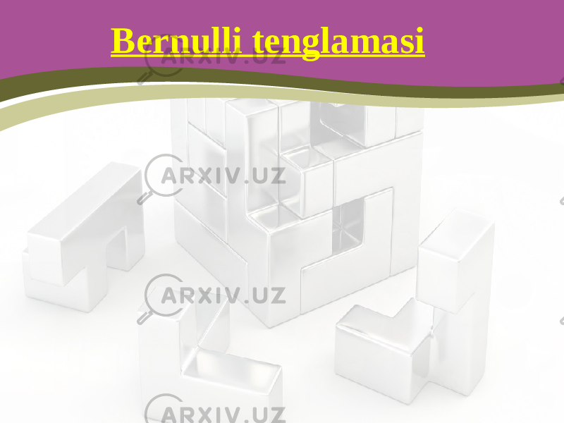 Bernulli tenglamasi 