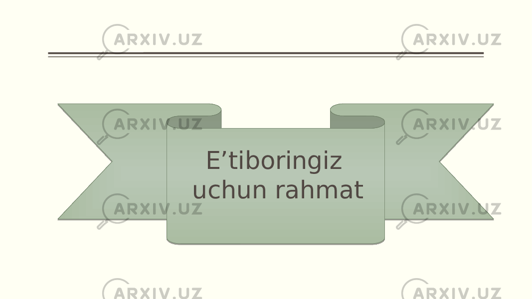 E’tiboringiz uchun rahmat 