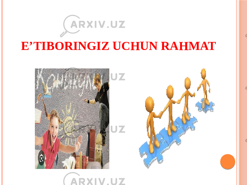 E’TIBORINGIZ UCHUN RAHMAT 