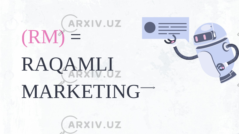 (RM) = RAQAMLI MARKETING 