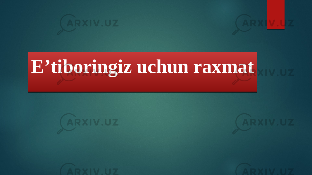 E’tiboringiz uchun raxmat 01 