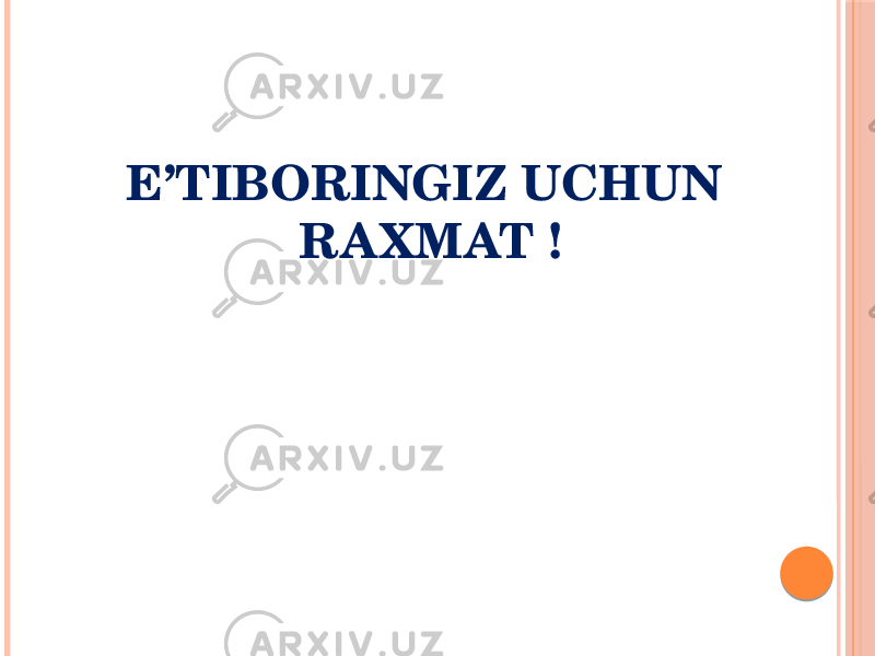 E’TIBORINGIZ UCHUN RA XMAT ! 