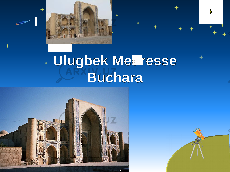 Ulugbek Medresse Buchara 
