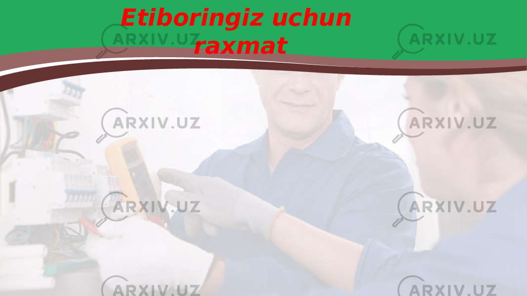 Etiboringiz uchun raxmat 