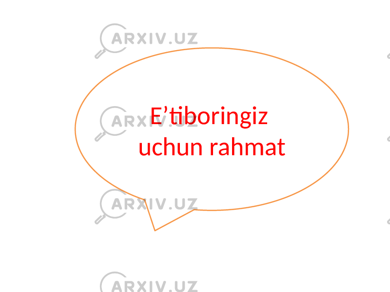 E’tiboringiz uchun rahmat 