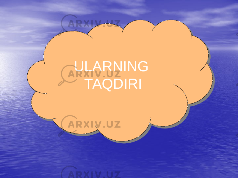 ULARNING TAQDIRIULARNING TAQDIRI 