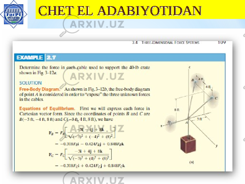 CHET EL ADABIYOTIDANCHET EL ADABIYOTIDAN 