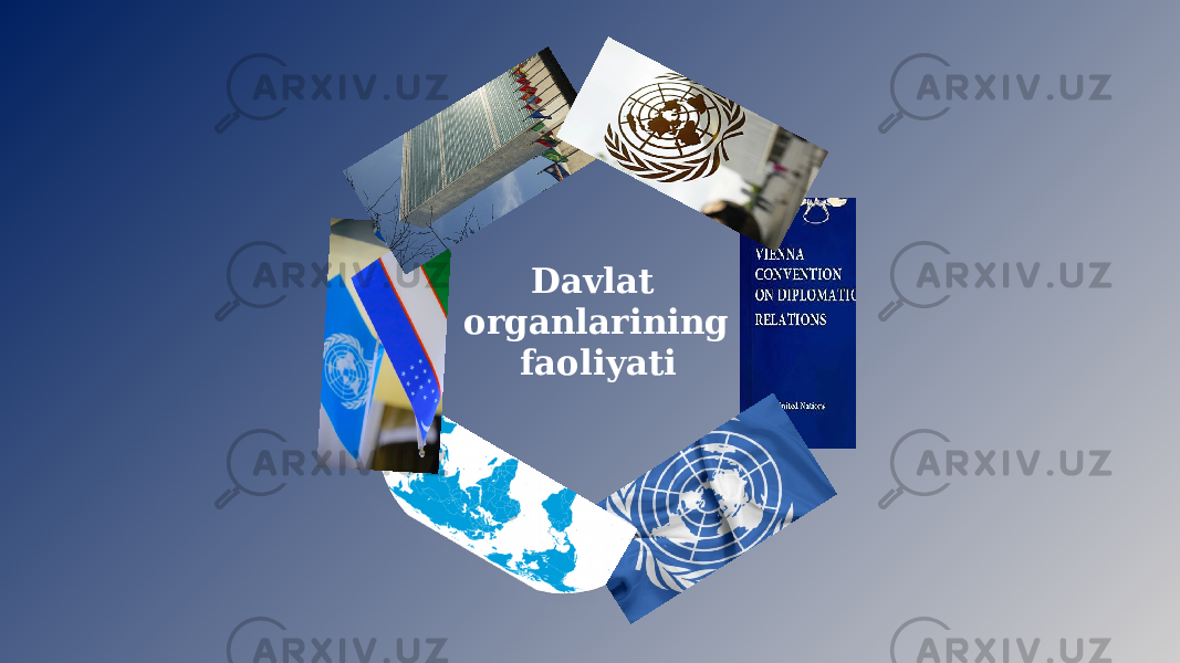 Davlat organlarining faoliyati 