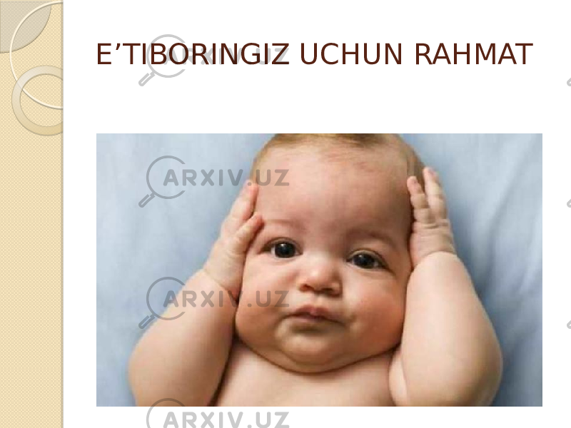 E’TIBORINGIZ UCHUN RAHMAT 