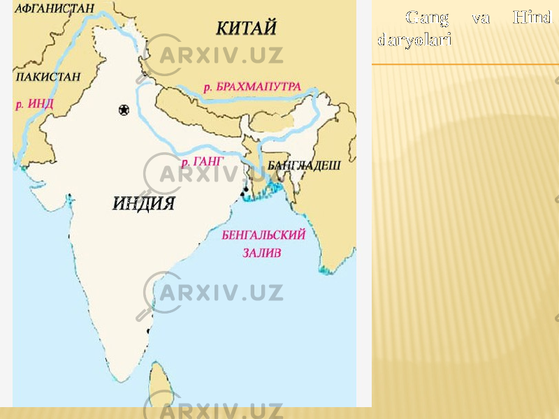Gang va Hind daryolari 