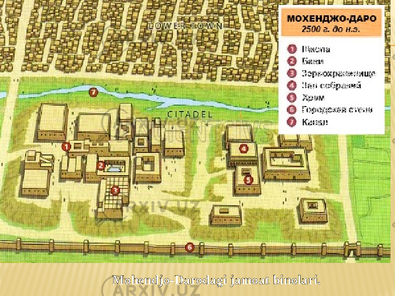 Mohendjo-Darodagi jamoat binolari. 