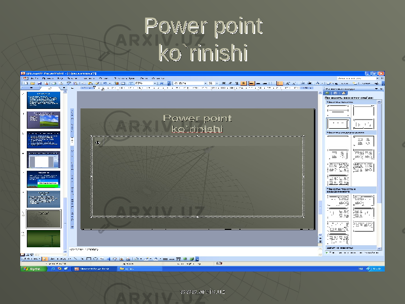 www.arxiv.uzwww.arxiv.uzPower pointPower point ko`rinishiko`rinishi 