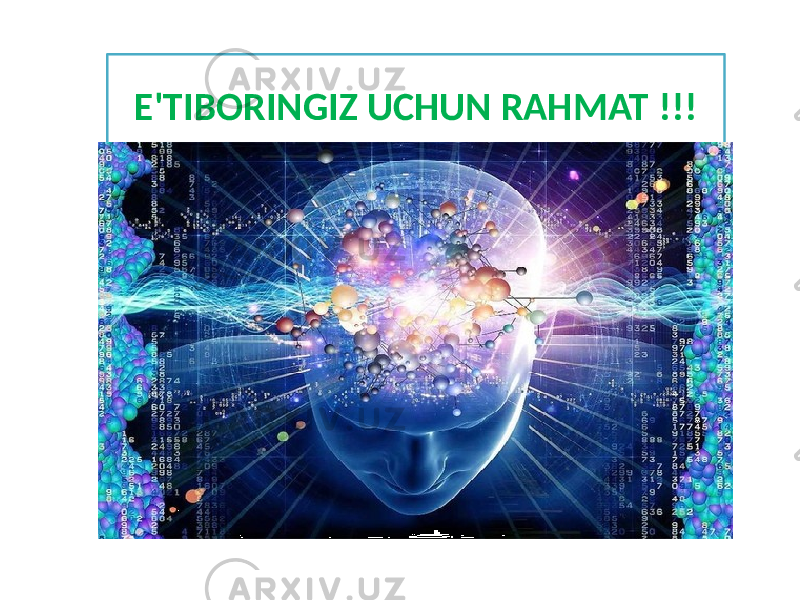 E&#39;TIBORINGIZ UCНUN RAHMAT !!! 