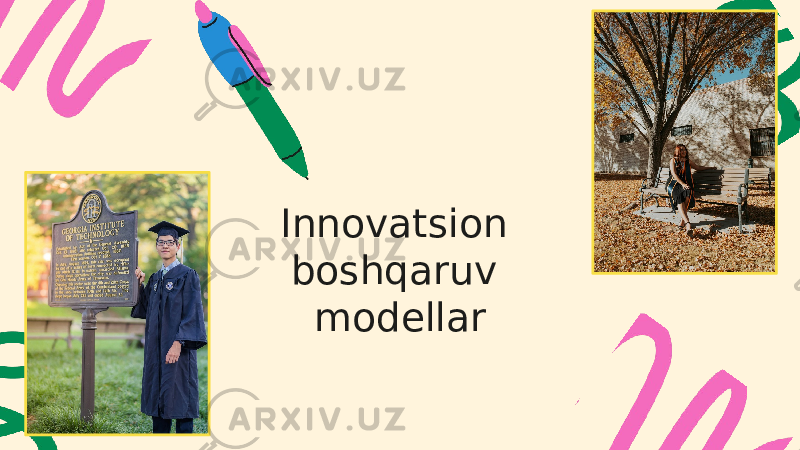 Innovatsion boshqaruv modellar 