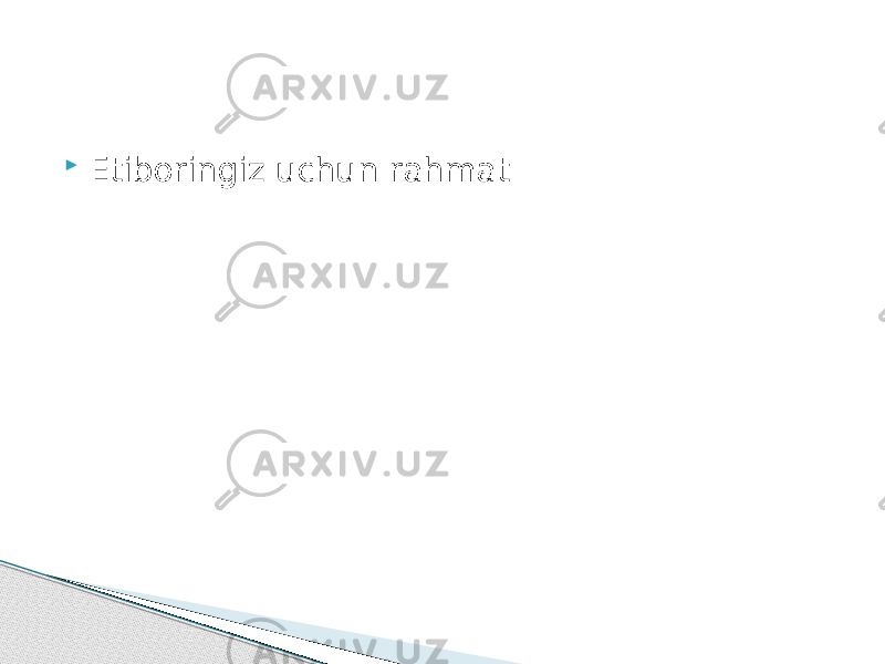  Etiboringiz uchun rahmat 