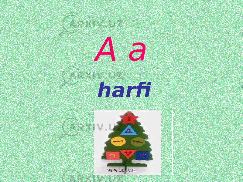 A a harfi www.arxiv.uz 