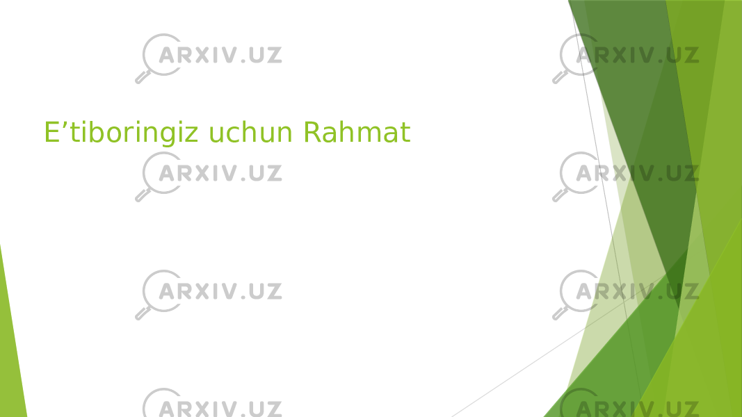 E’tiboringiz uchun Rahmat 