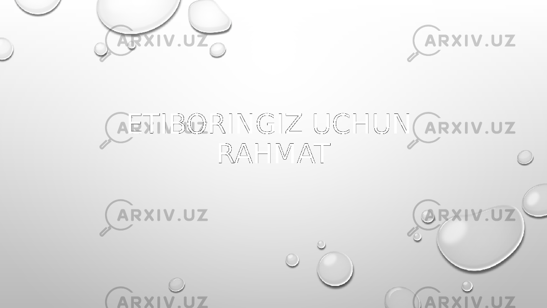 ETIBORINGIZ UCHUN RAHMAT 