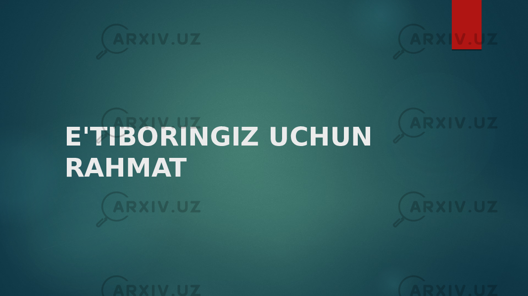 E&#39;TIBORINGIZ UCHUN RAHMAT 