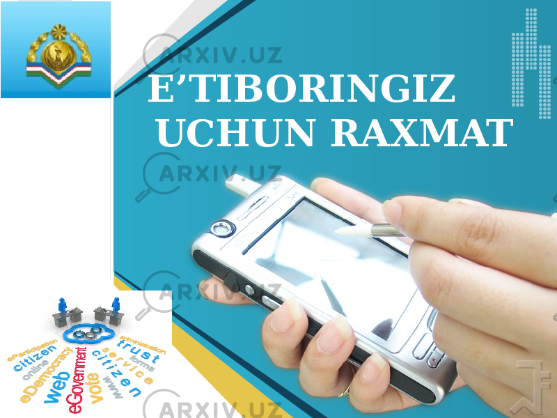 E’TIBORINGIZ UCHUN RAXMAT 