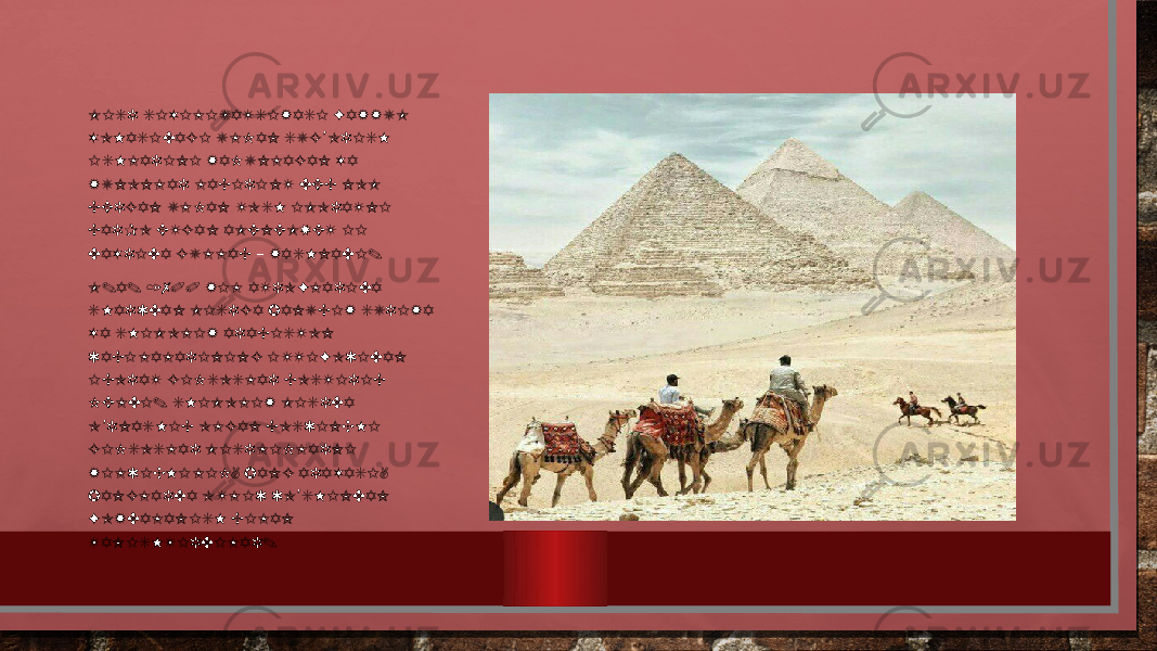 MISR SIVILIZATSIYASI FAYYUM VOHASIDAGI ULKAN SUG ORISH ’ ISHLARINI YAKUNLAGAN VA YUNONLAR LABIRINT DEB NOM BERGAN ULKAN TOSH IMORATNI BARPO ETGAN AMENEMXET II DAVRIDA GULLAB YASHNADI. – M.A. 1700 YIL ATROFLARIDA SHARQDAN MISRGA JANUBIY SURIYA VA SHIMOLIY ARABISTON QABILALARINING ITTIFOQIDAN IBORAT GIKSOSLAR BOSTIRIB KELDI. SHIMOLIY MISRDA O RNASHIB OLGAN BOSQINCHI ’ GIKSOSLAR MISRLIKLARNI YILQICHILIK, JANG ARAVASI, JANGLARDA OTLIQ QO SHINDAN ’ FOYDALANISH BILAN TANISHTIRDILAR. 