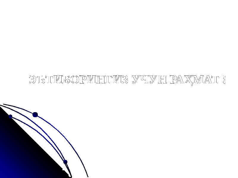 ЭЪТИБОРИНГИЗ УЧУН РАҲМАТ ! 