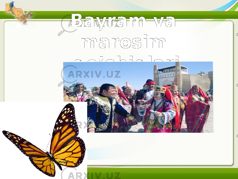 Bayram va marosim qo’shiqlari 