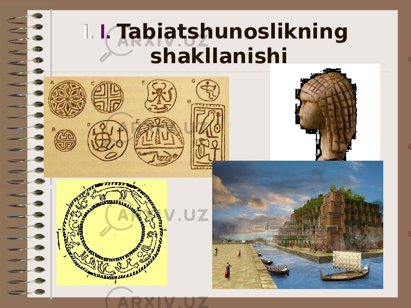 I. I. Tabiatshunoslikning shakllanishi 