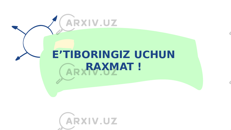 E’TIBORINGIZ UCHUN RAXMAT ! 