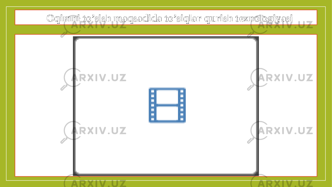 Oqimni to’sish maqsadida to’siqlar qurish texnologiyasi 