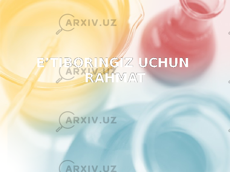 E’TIBORINGIZ UCHUN RAHMAT 