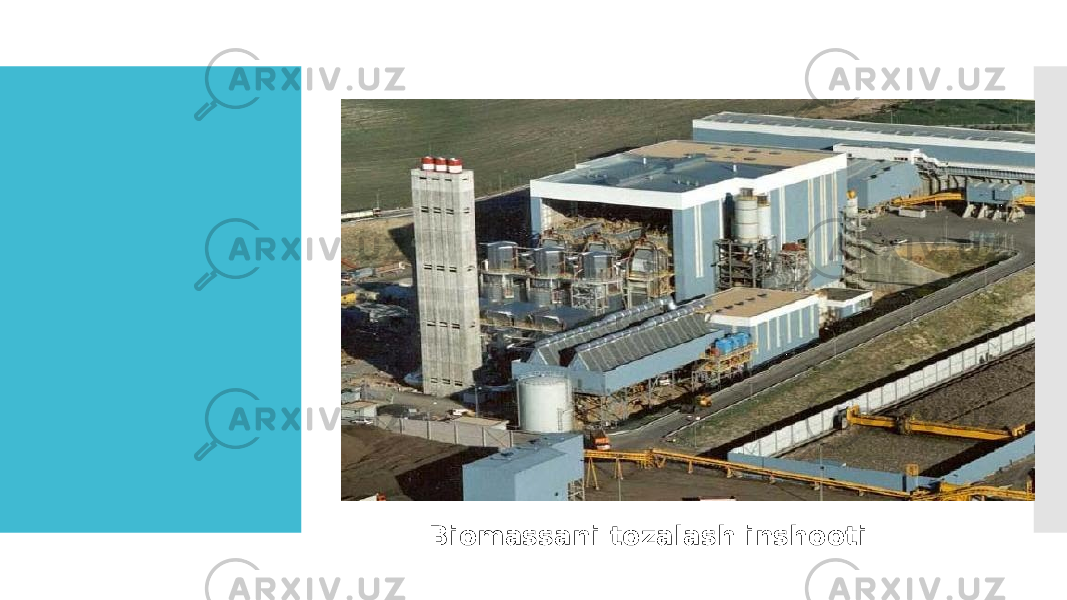 Biomassani tozalash inshooti 