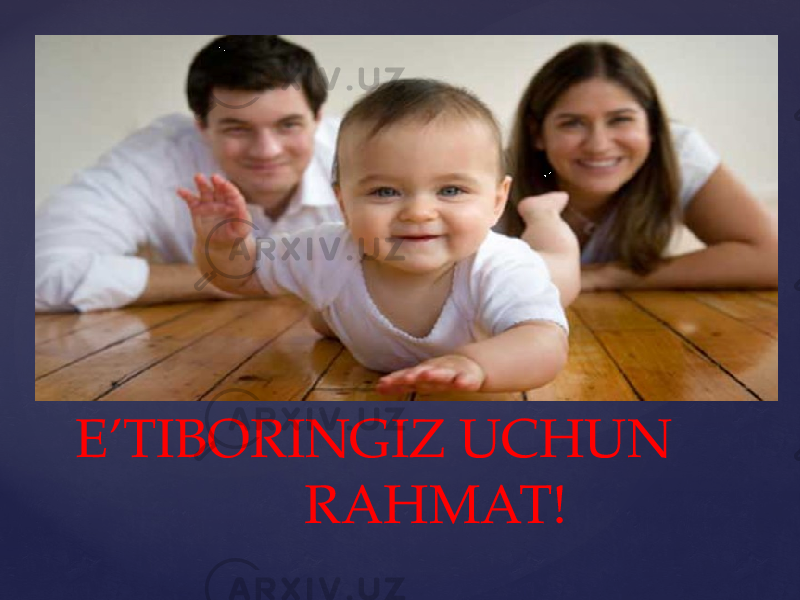 E’TIBORINGIZ UCHUN RAHMAT! 