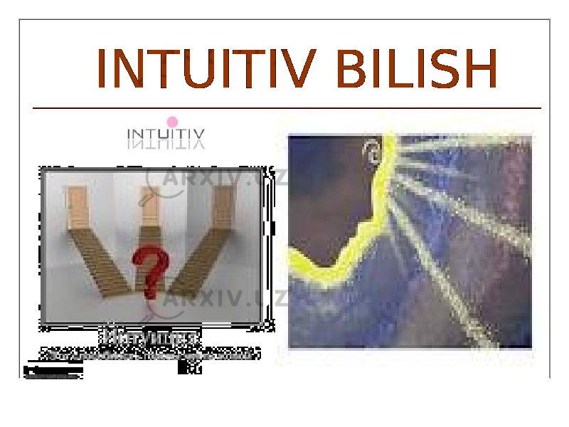  INTUITIV BILISH 