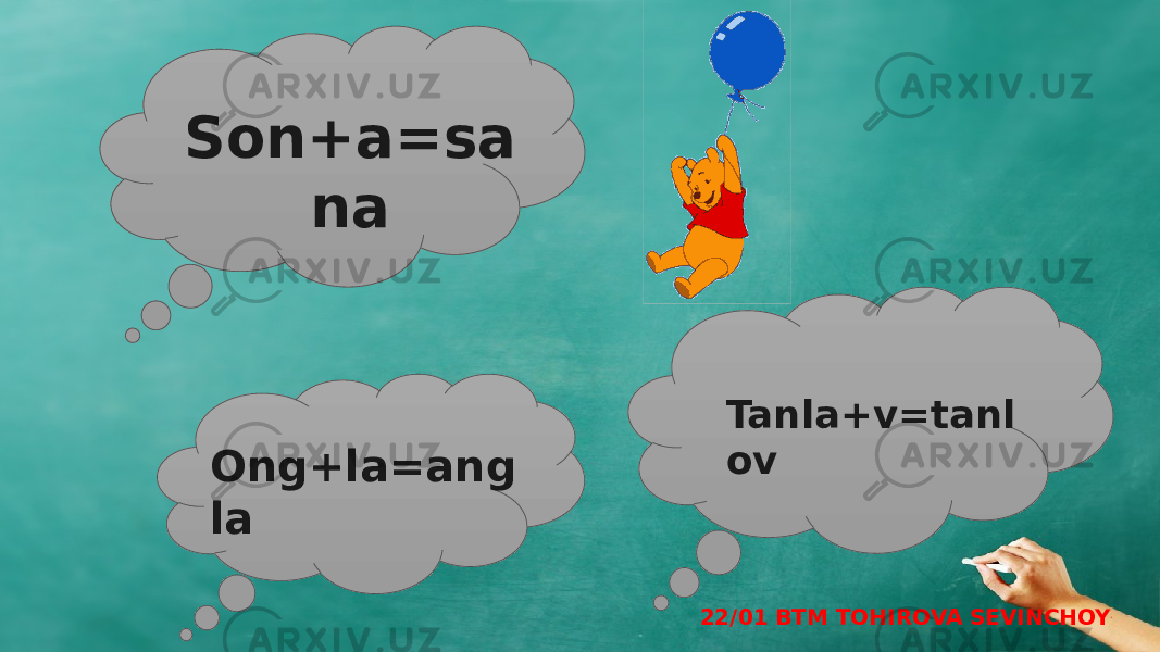 Son+a=sa na Tanla+v=tanl ov Ong+la=ang la 22/01 BTM TOHIROVA SEVINCHOY 