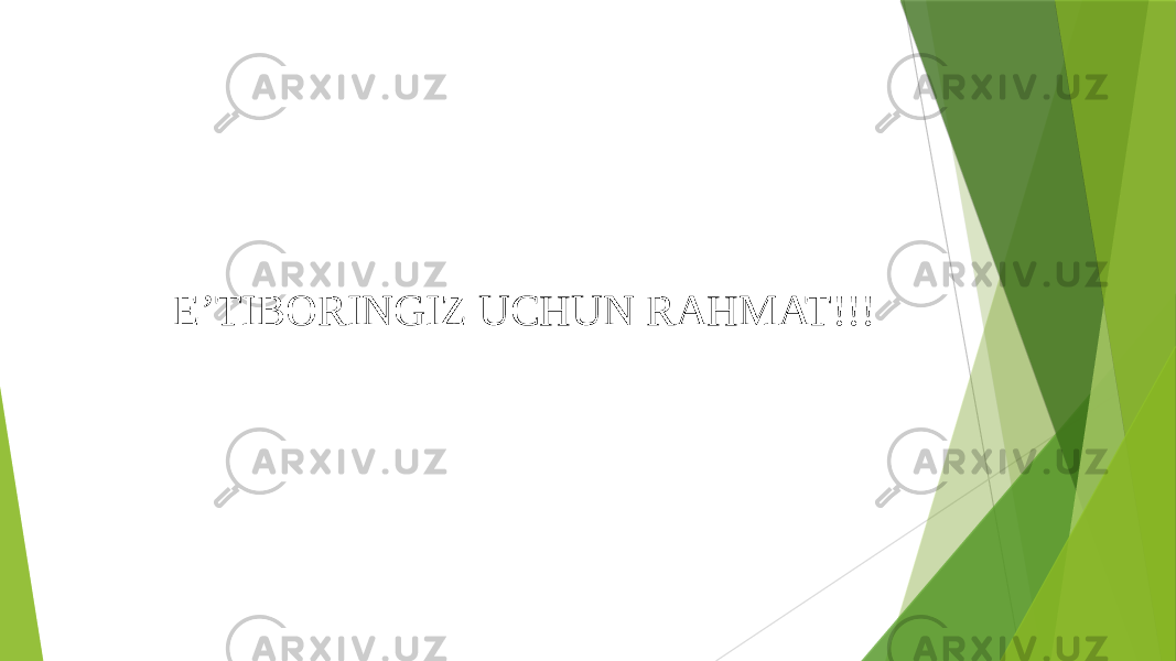 E’TIBORINGIZ UCHUN RAHMAT!!! 