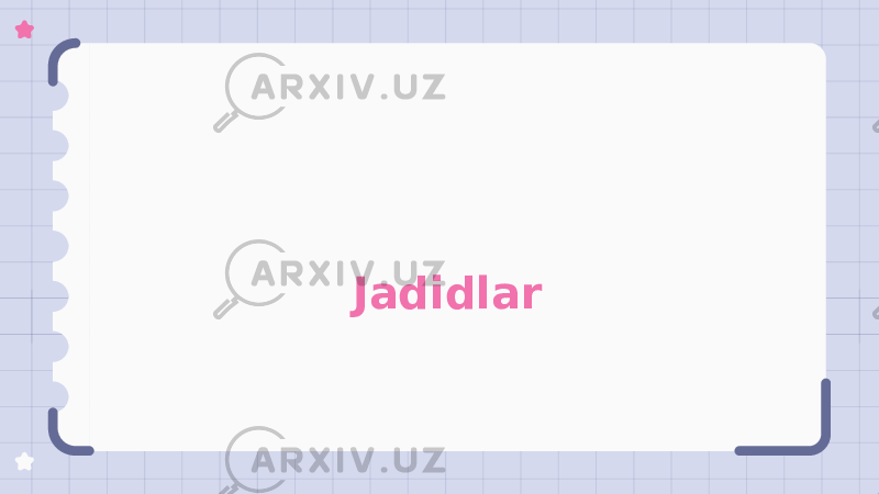 Jadidlar 