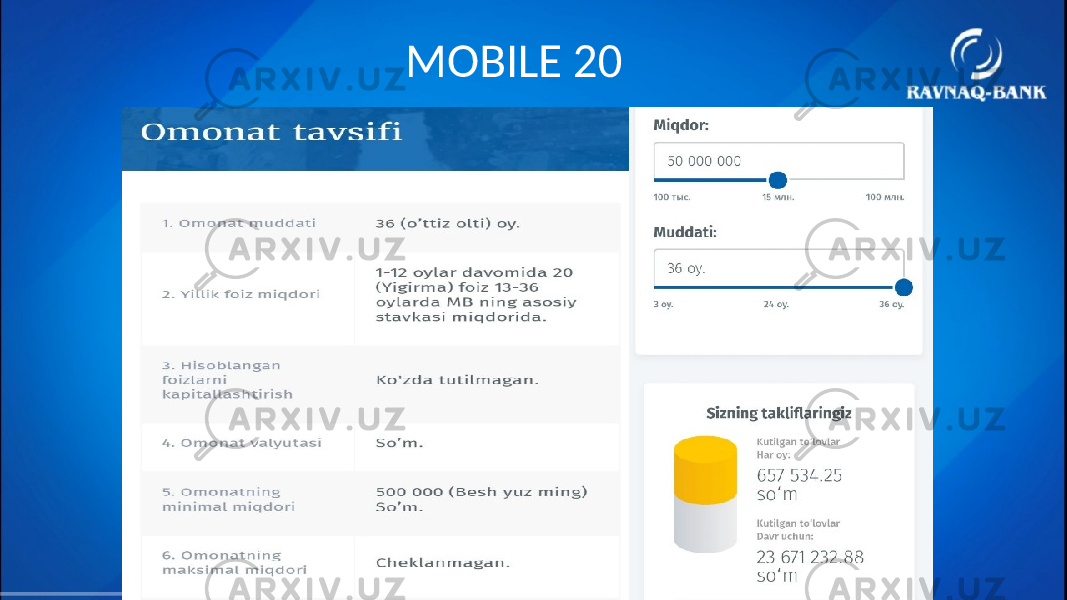 MOBILE 20 