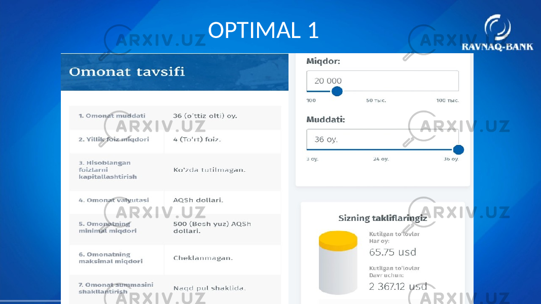 OPTIMAL 1 