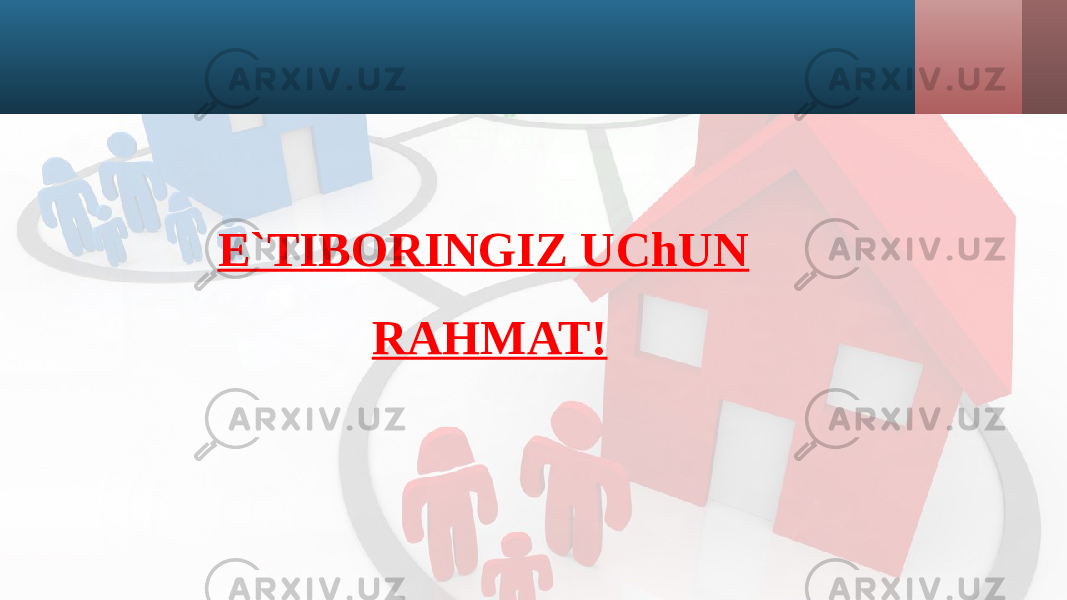 E`TIBORINGIZ UChUN RAHMAT! 