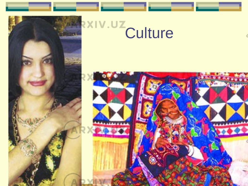  Culture                                                           www.arxiv.uz 