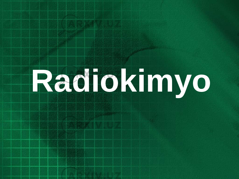 Radiokimyo 