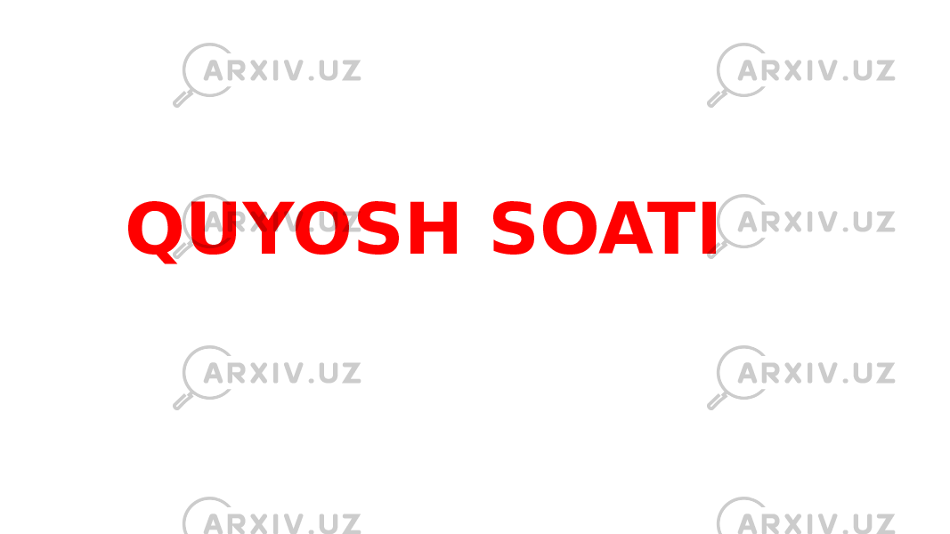 QUYOSH SOATI 