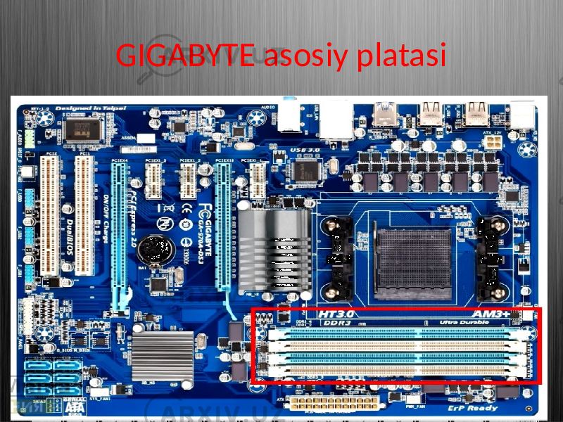 GIGABYTE asosiy platasi 