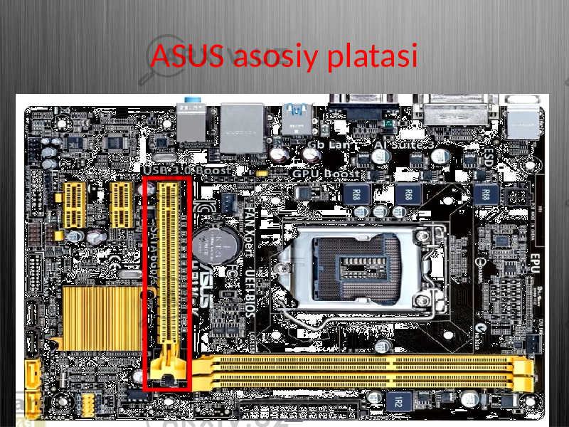 ASUS asosiy platasi 