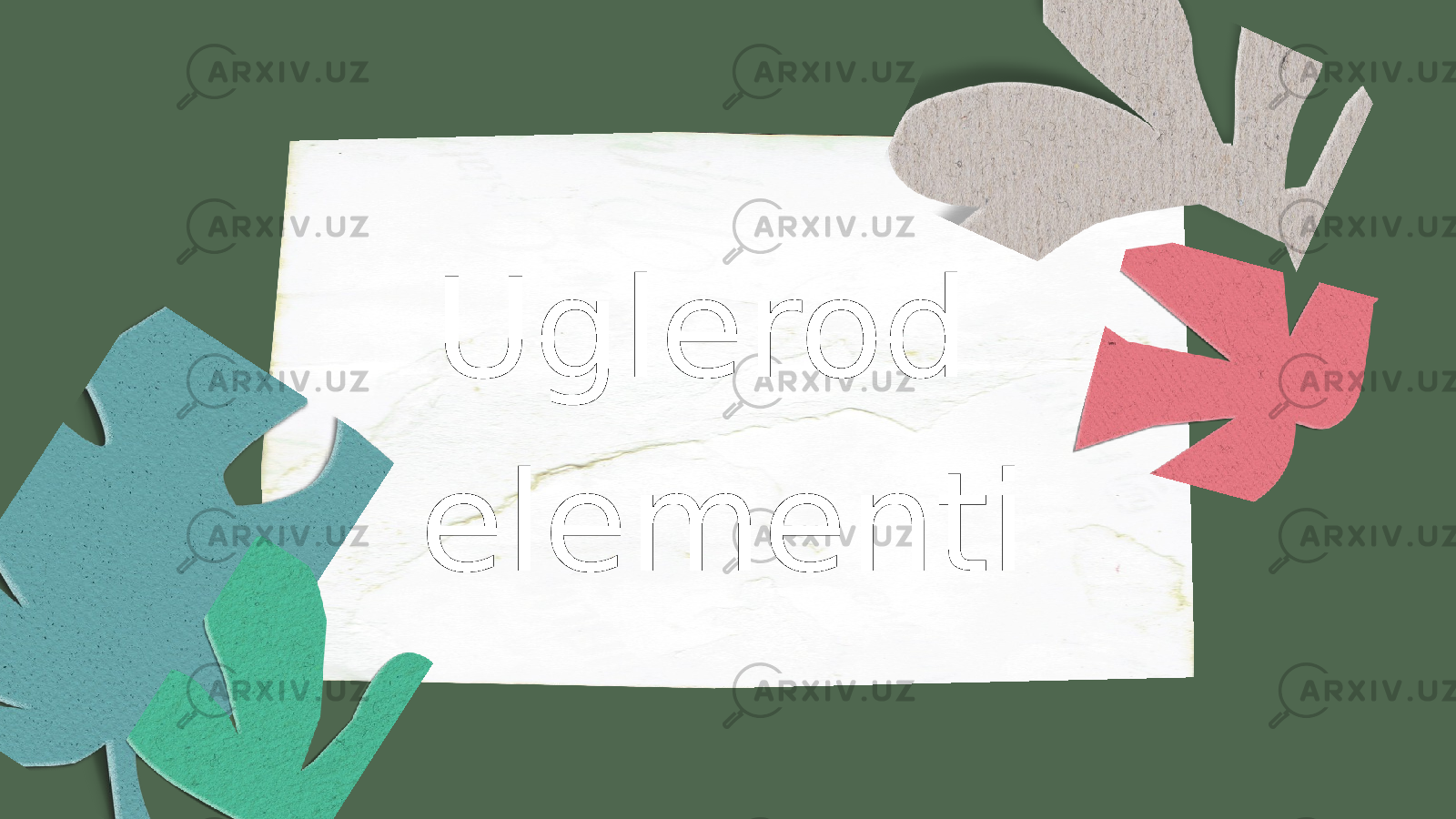 Uglerod elementi 