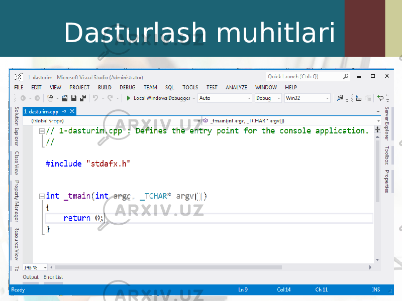 Dasturlash muhitlari 