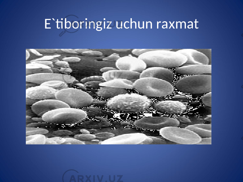 E`tiboringiz uchun raxmat 