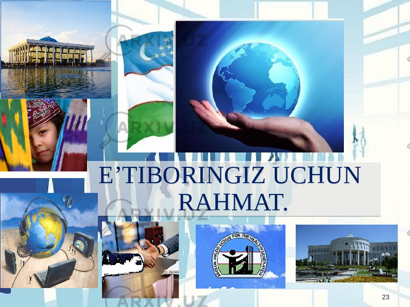 E’TIBORINGIZ UCHUN RAHMAT. 2326 182F 